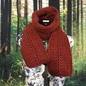 Thick Handmade Crochet Scarf